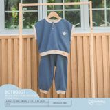 Bộ gile cổ trụ Quần dài túi ốp Friend Terry Bubaby BCT1903QT.03YA82