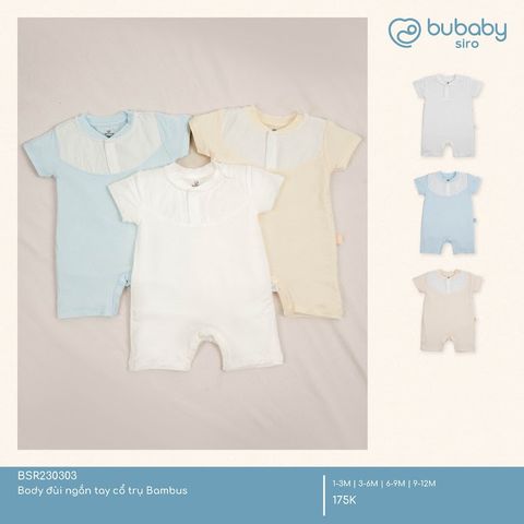 Body đùi ngắn tay cổ trụ Siro Bubaby