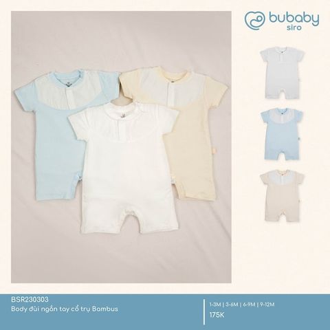 Body đùi ngắn tay cổ trụ Siro Bubaby