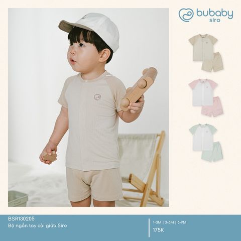 Bộ ngắn tay cài giữa Siro Bubaby BSR130205.06ML26