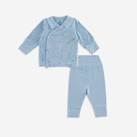 Bộ dài tay Bubaby cài chéo cổ Peter Pan Gami BBB1108PP.M13E92