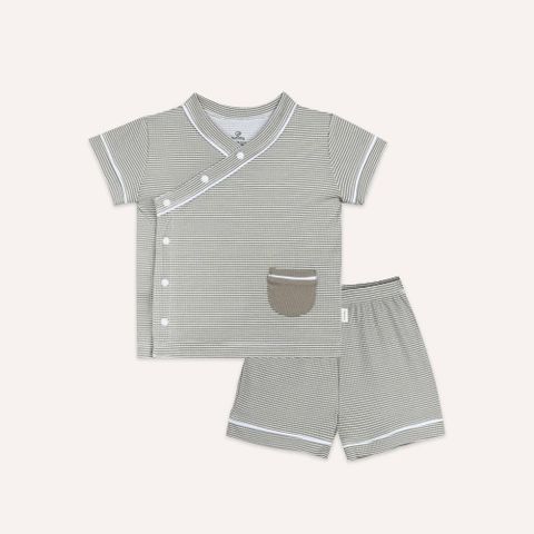 Bộ ngắn tay cài chéo Pyjamas Bubaby