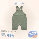 Quần yếm đùi 2 dây Muda Bubaby BBC4352MD.12ME64