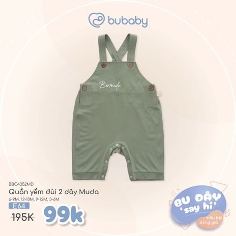 Quần yếm đùi 2 dây Muda Bubaby BBC4352MD.12ME64