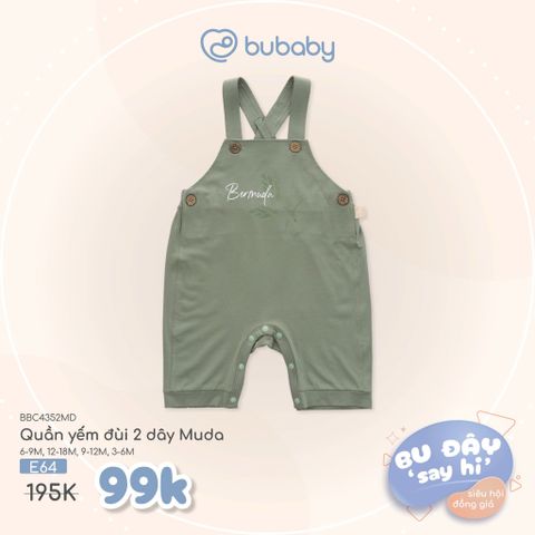Quần yếm đùi 2 dây Muda Bubaby BBC4352MD.12ME64