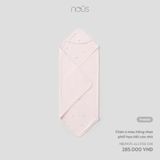 Chăn ủ màu hồng nhạt phối họa tiết cáo nhỏ Nous