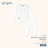 Bộ dài tay cài giữa Bambus Bubaby