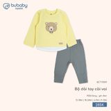 Bộ dài tay cài vai Bubaby