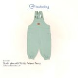 Quần yếm dài Túi ốp Friend Terry Bubaby BCT416201.18M18B