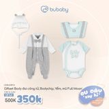 Giftset Body đai công tử, body chip, Yếm, mũ Full Moon Bubaby GSR6200FM