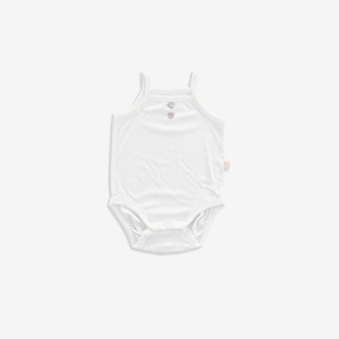 Body chip 2 dây Siro 250001 Bubaby Trắng A12 9-12m BSR250001.12MA12