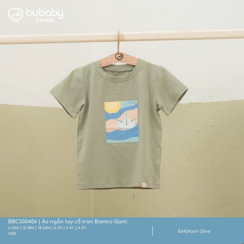Áo ngắn tay cổ tròn Bamco Gami Bubaby