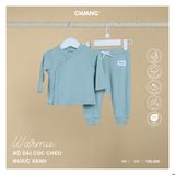 Bộ dài tay cúc chéo Chaang Music - Xanh - 3-6m