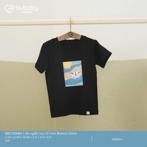 Áo ngắn tay cổ tròn Bamco Gami Bubaby