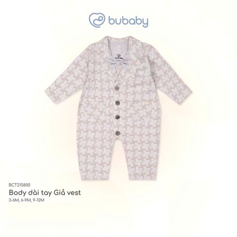 Body dài tay giả vest Bubaby BCT215800.09MA52