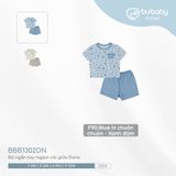 Bộ ngắn tay raglan cài giữa Dona Bubaby BBB1302DN.06MF90