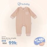 Body dài tay cài giữa Bubaby BSR210202.06MA05