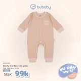 Body dài tay cài giữa Bubaby BSR210202.06MA05