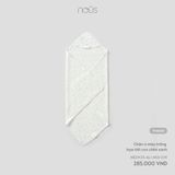 Chăn ủ màu trắng họa tiết con chim xanh Nous