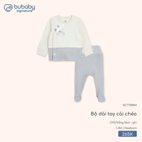 Bộ dài tay cài chéo Bubaby