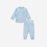 Promo Bộ dài tay cài chéo Bambus 110803 Bubaby