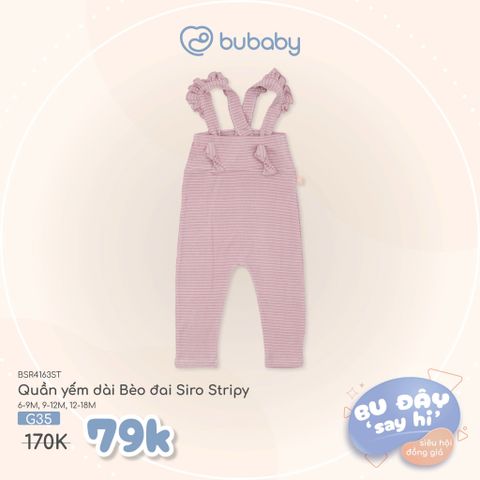 Quần yếm dài Bèo đai Siro Stripy Bubaby BSR4163ST.09MG33