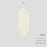 Chăn ủ màu be họa tiết hoa hồng Nous