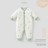 Bộ liền dài không tất trắng họa tiết Peter Pan Nous