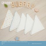Khăn sữa pack 5 Bamboo Cotton Muslin Bubaby ABM100005.FREI44