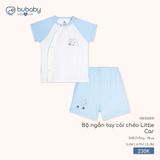 Bộ ngắn tay cài chéo Little Car Bubaby