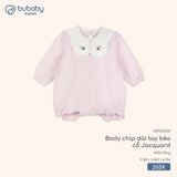 Body chip dài tay bèo cổ Jacquard Bubaby