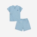 Bộ ngắn tay cài chéo Bambus Bubaby