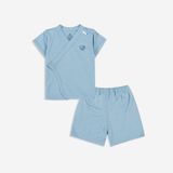 Bộ ngắn tay cài chéo Bambus Bubaby