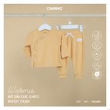 Bộ dài tay cúc chéo Chaang Music - Xanh - 3-6m