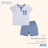 Bộ ngắn tay cổ trụ Bubaby