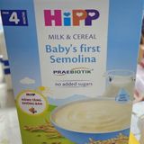 Bột ăn dặm dinh dưỡng Sữa - Ăn dặm khởi đầu HiPP 250g - Ú oà