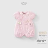 Bộ liền cộc dáng bí cổ sen phối bèo Nous