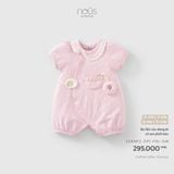 Bộ liền cộc dáng bí cổ sen phối bèo Nous