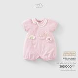 Bộ liền cộc dáng bí cổ sen phối bèo Nous