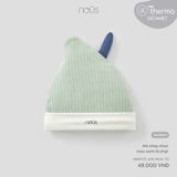 Mũ chóp nhọn màu xanh lá nhạt Nous