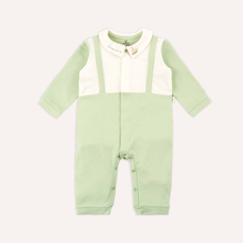Body dài tay cài giữa cổ Peter Pan Bubaby