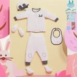 Bộ dài tay Little Love cài giữa smoothy