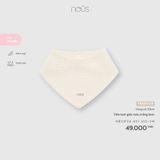 Yếm tam giác màu trắng kem Nous