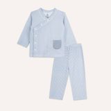 Bộ dài tay cài chéo Pyjamas Bubaby