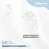 Bộ dài tay cài chéo Mimo Bubaby BCT110802.0NBE28