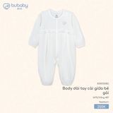 Body dài tay cài giữa bé gái Bubaby
