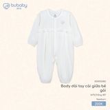 Body dài tay cài giữa bé gái Bubaby