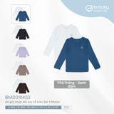 Áo giữ nhiệt dài tay cổ tròn Set 2 Molist Bubaby