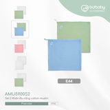 Set 2 khăn quấn đa năng muslin Bubaby