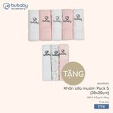 Khăn sữa muslin Pack 5 (30x30cm) Bubaby